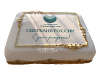 Торт с логотипом